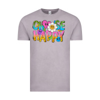 Vintage Zinc choose happy with smile Vintage Tee - NancyCooperArtShop
