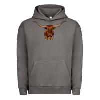 Pigment Tornado texas longhorn illustration Urban Hoodie - CowhideDigitalArt