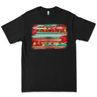 Black christmas background Premium Tee - AdoDesignShop