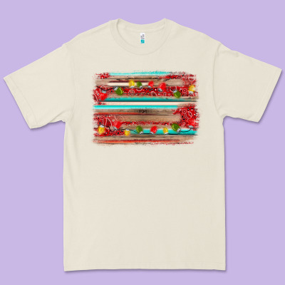 Christmas Background Premium Tee Designed By Adodesignshop