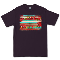 Plum christmas background Premium Tee - AdoDesignShop