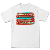 White christmas background Premium Tee - AdoDesignShop