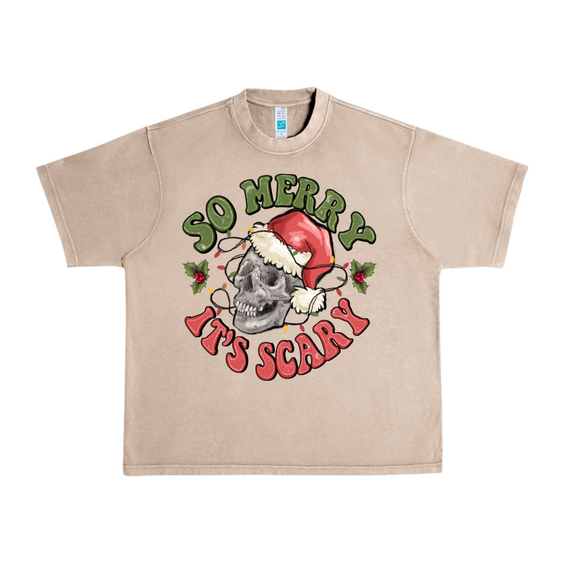 So Merry It's Scary Urban Heavy Tee by MaliasSmallBusiness | Teevron