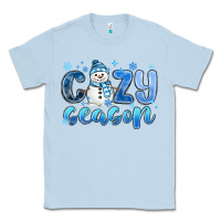 Dusty Blue cozy season Classic Tee - MaliasSmallBusiness