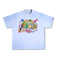 Grape Ice childcare life Urban Heavy Tee - JahusDesignShop