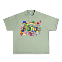 Oil Green childcare life Urban Heavy Tee - JahusDesignShop