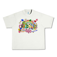 Pistachio childcare life Urban Heavy Tee - JahusDesignShop