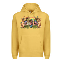 Antique Gold Oh how he loves us cross Easter Day Premium Hoodie - HowdyJamesFarm