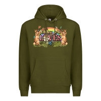 Army Green Oh how he loves us cross Easter Day Premium Hoodie - HowdyJamesFarm