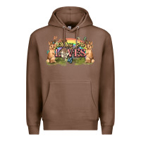 Chestnut Oh how he loves us cross Easter Day Premium Hoodie - HowdyJamesFarm