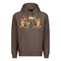 Coffee Oh how he loves us cross Easter Day Premium Hoodie - HowdyJamesFarm
