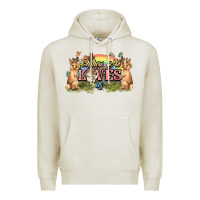 Oatmeal Heather Oh how he loves us cross Easter Day Premium Hoodie - HowdyJamesFarm