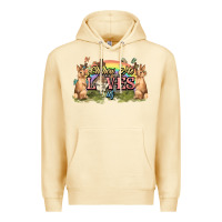Pina Colada Oh how he loves us cross Easter Day Premium Hoodie - HowdyJamesFarm