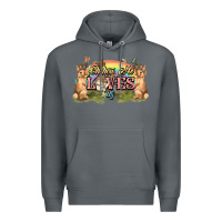Rock Oh how he loves us cross Easter Day Premium Hoodie - HowdyJamesFarm