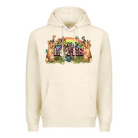 Tofu Oh how he loves us cross Easter Day Premium Hoodie - HowdyJamesFarm