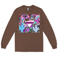 Chestnut mama cowboy western animal pattern neon Long Sleeve Tee - LillyAllenDesigns