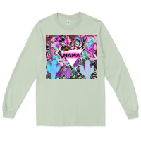 Matcha mama cowboy western animal pattern neon Long Sleeve Tee - LillyAllenDesigns
