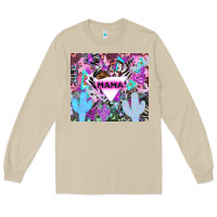 Mushroom mama cowboy western animal pattern neon Long Sleeve Tee - LillyAllenDesigns