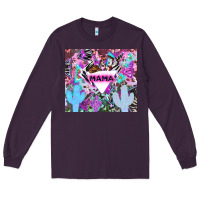 Plum mama cowboy western animal pattern neon Long Sleeve Tee - LillyAllenDesigns