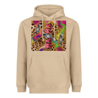 Mushroom Colorful leopard lightning bolt tumbler mother's Heavyweight Hoodie - HowdyJamesFarm