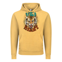 Vintage Mustard wild heart tiger college western Vintage Hoodie - NancyCooperArtShop