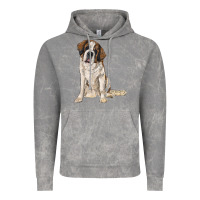 Cloud Rock saint bernard Vintage Hoodie - RanaPortraitStore