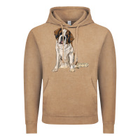 Vintage Coffee saint bernard Vintage Hoodie - RanaPortraitStore