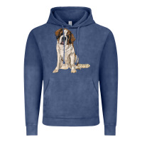 Vintage Denim saint bernard Vintage Hoodie - RanaPortraitStore