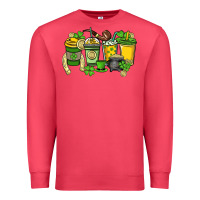 Cardinal St. Patrick's Day coffee cups Premium Sweatshirt - HowdyJamesFarm