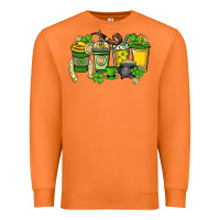 Carrot St. Patrick's Day coffee cups Premium Sweatshirt - HowdyJamesFarm