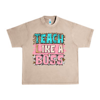 French Oak teach like a boss Urban Heavy Tee - NancyCooperArtShop