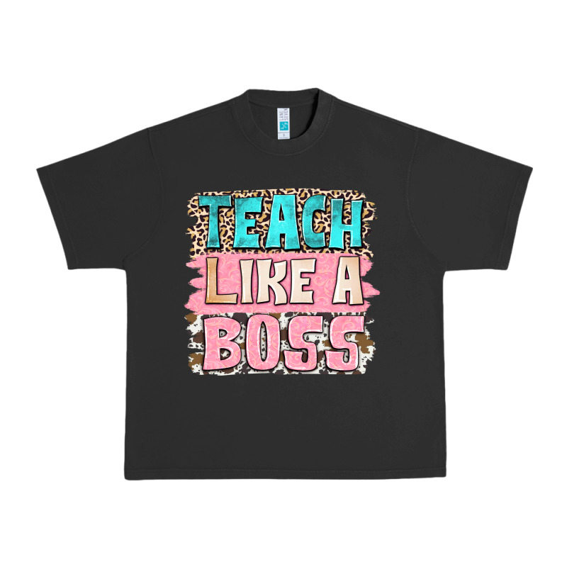 Teach Like A Boss Urban Heavy Tee by NancyCooperArtShop | Teevron