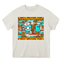 Cream western love nurse tumbler Heavy Core Tee - BundleAndBundleShop