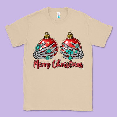 Merry Christmas Classic Tee Designed By Maliassmallbusiness