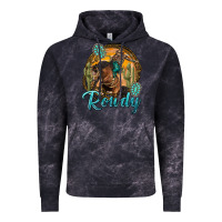 Cloud Black western rowdy Vintage Hoodie - NancyCooperArtShop