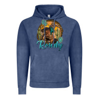 Vintage Denim western rowdy Vintage Hoodie - NancyCooperArtShop
