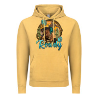 Vintage Mustard western rowdy Vintage Hoodie - NancyCooperArtShop