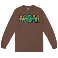Chestnut gemstone aztec mom Long Sleeve Tee - LillyAllenDesigns