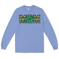 Colony Blue gemstone aztec mom Long Sleeve Tee - LillyAllenDesigns