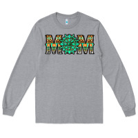 Heather Grey gemstone aztec mom Long Sleeve Tee - LillyAllenDesigns