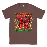 Chestnut festive christmas message with crosses Classic Tee - CowhideDigitalArt