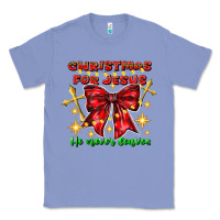 Colony Blue festive christmas message with crosses Classic Tee - CowhideDigitalArt