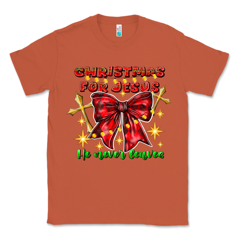 Festive Christmas Message With Crosses Classic Tee by CowhideDigitalArt | Teevron