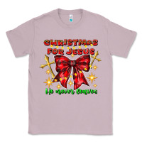 Lilac festive christmas message with crosses Classic Tee - CowhideDigitalArt