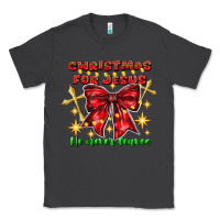 Smoke festive christmas message with crosses Classic Tee - CowhideDigitalArt
