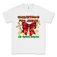 White festive christmas message with crosses Classic Tee - CowhideDigitalArt