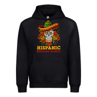 Black sombrero skull heritage Urban Hoodie - BundleAndBundleShop