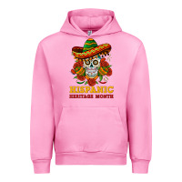 Fuchsia Pink sombrero skull heritage Urban Hoodie - BundleAndBundleShop