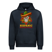 Navy sombrero skull heritage Urban Hoodie - BundleAndBundleShop