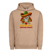 Pigment Burro sombrero skull heritage Urban Hoodie - BundleAndBundleShop